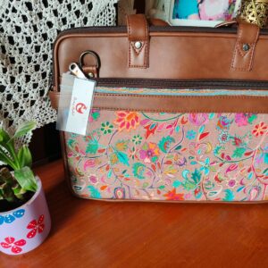 Kashmiri kalamkari embroidered laptop bags