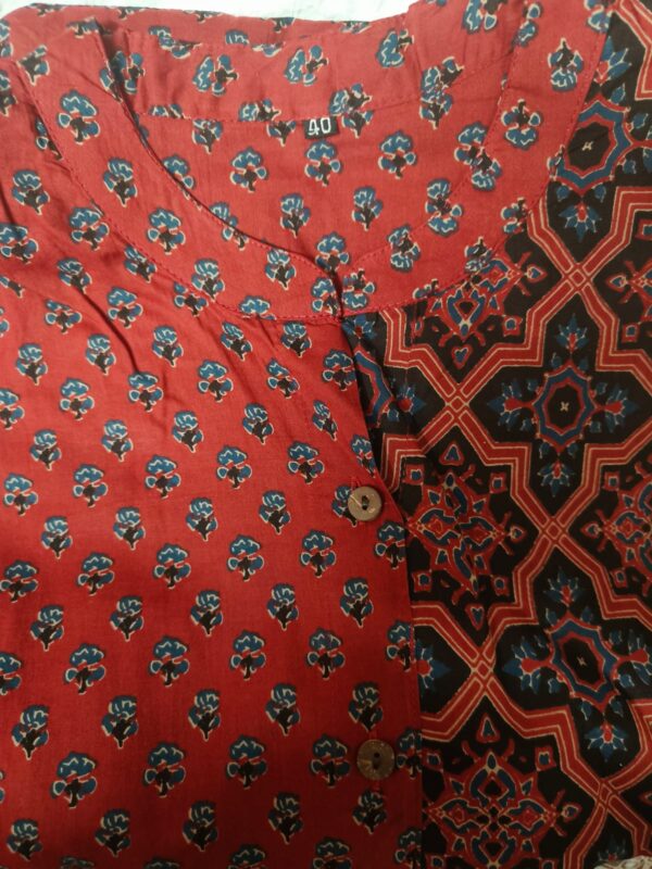 Ajrak Print kaftaan