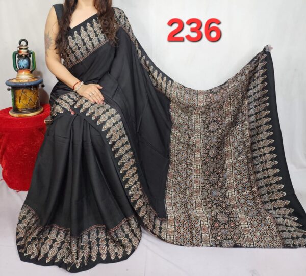 Ajrakh-Sarees - Image 2