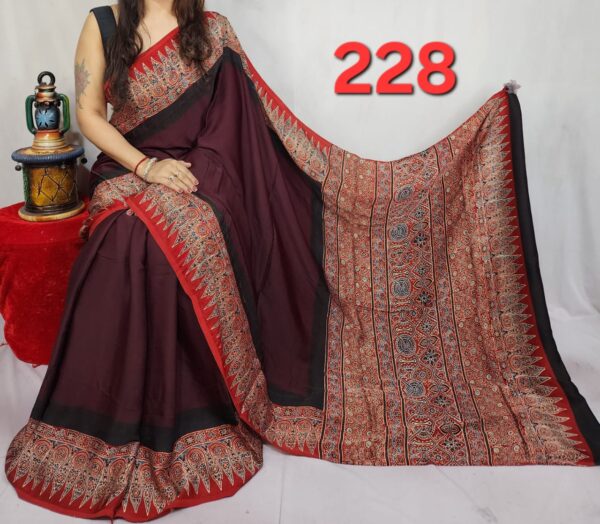 Ajrakh-Sarees