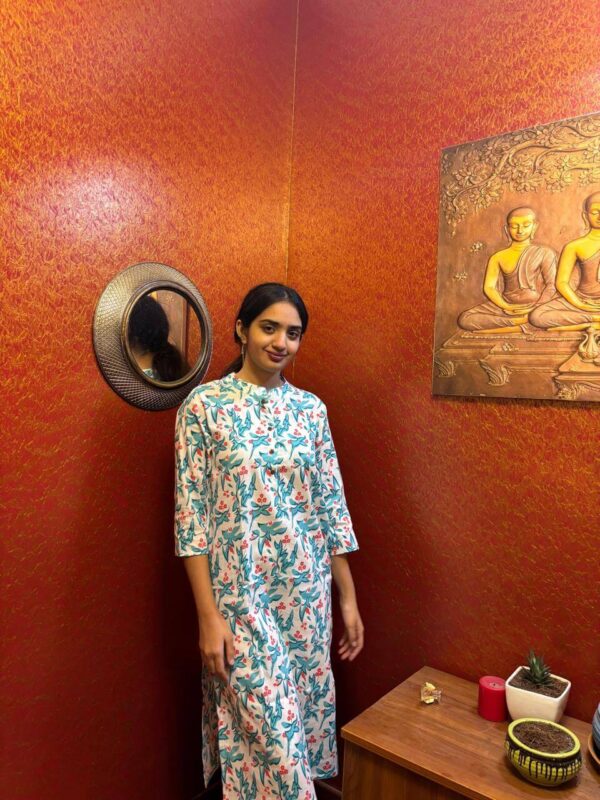 Bagru Print Cotton Kurti Pant Set | Ethnic Comfort Wear - Image 7