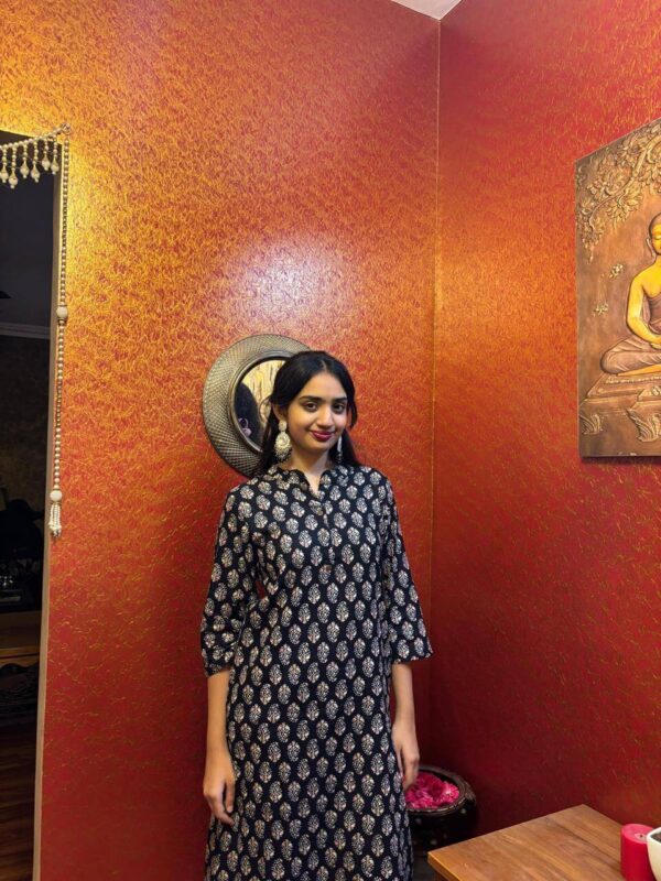 Bagru Print Cotton Kurti Pant Set | Ethnic Comfort Wear - Image 10