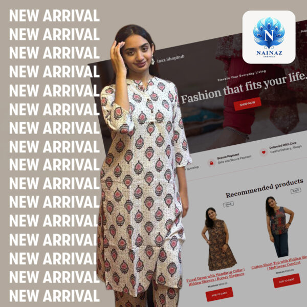 Bagru Print Cotton Kurti Pant Set | Ethnic Comfort Wear